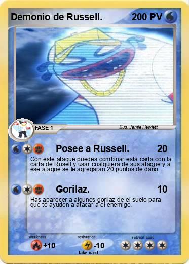 Pokemon Demonio de Russell.