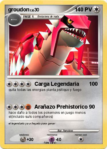 Pokemon groudon