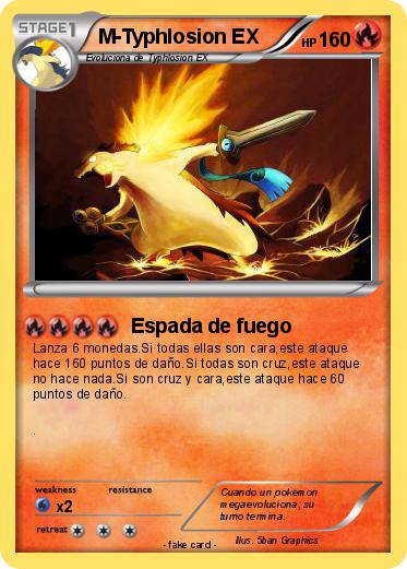 Pokemon M-Typhlosion EX