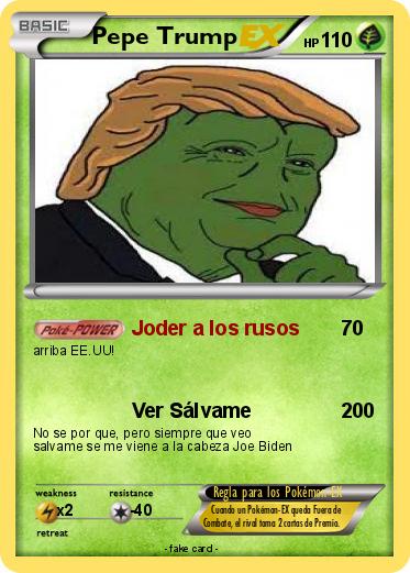 Pokemon Pepe Trump