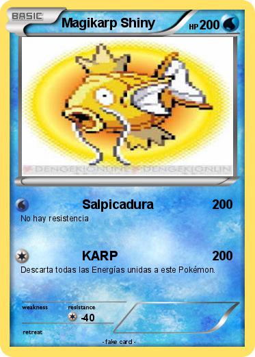 Pokemon Magikarp Shiny