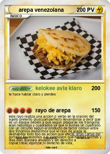 Pokemon arepa venezolana