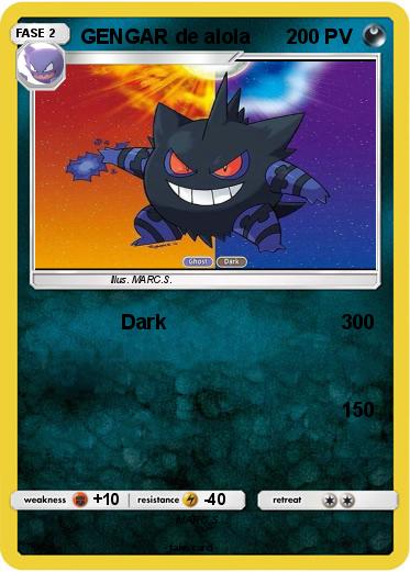 Pokemon GENGAR de alola