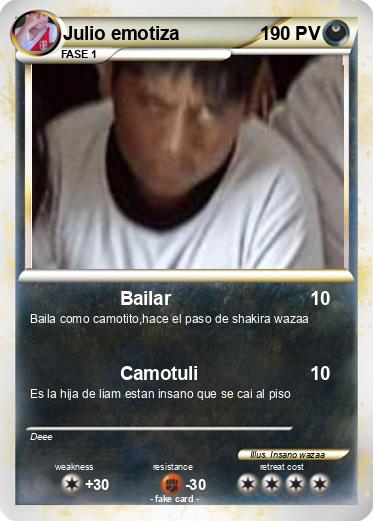 Pokemon Julio emotiza