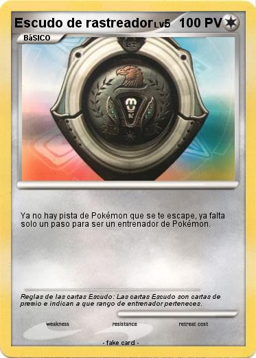 Pokemon Escudo de rastreador