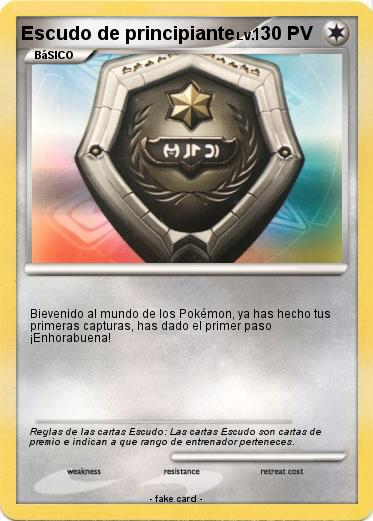 Pokemon Escudo de principiante