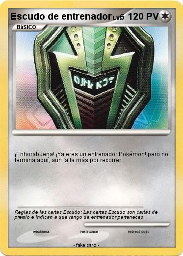 Pokemon Escudo de entrenador