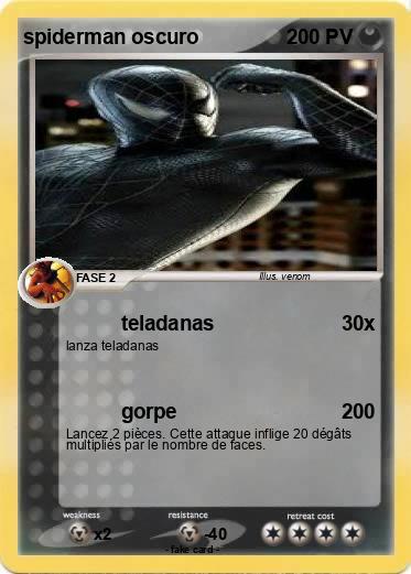 Pokemon spiderman oscuro