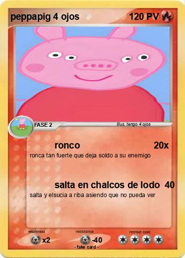 Pokemon peppapig 4 ojos