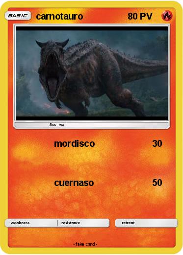 Pokemon carnotauro
