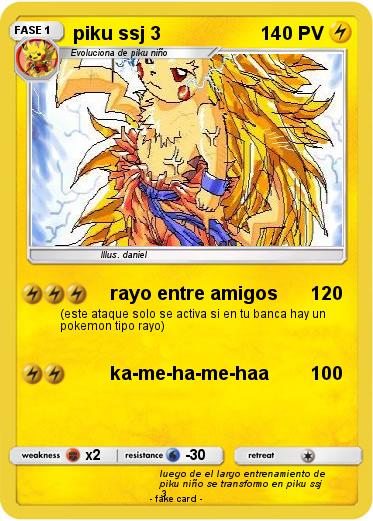 Pokemon piku ssj 3
