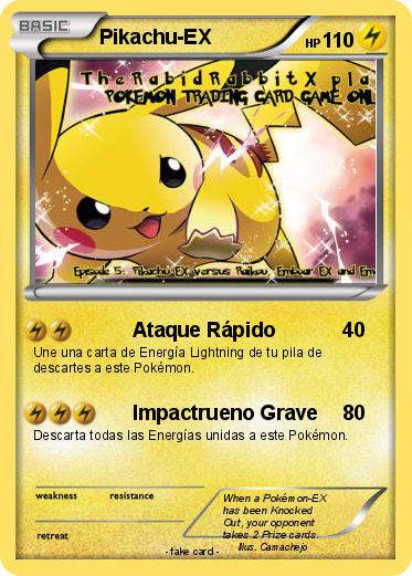 Pokemon Pikachu-EX