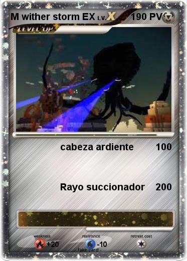 Pokemon M wither storm EX