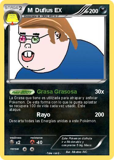 Pokemon M  Dufius EX