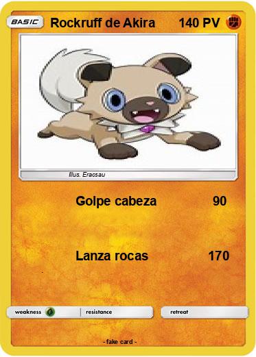 Pokemon Rockruff de Akira