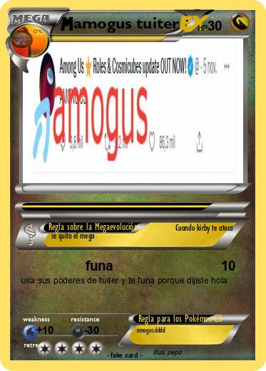 Pokemon amogus tuiter