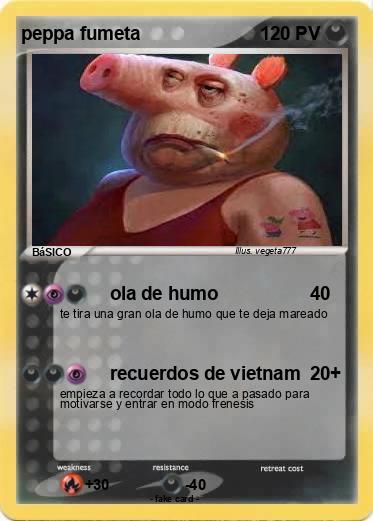 Pokemon peppa fumeta