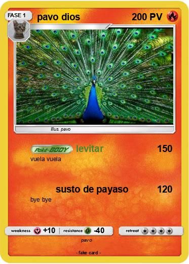 Pokemon pavo dios