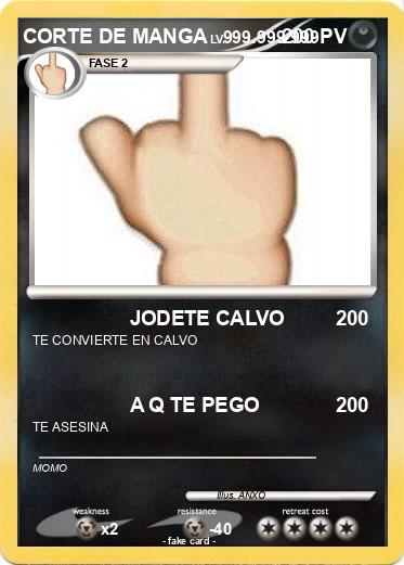 Pokemon CORTE DE MANGA