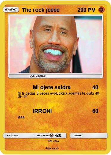 Pokemon The rock jeeee