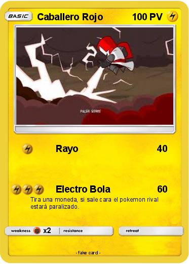Pokemon Caballero Rojo