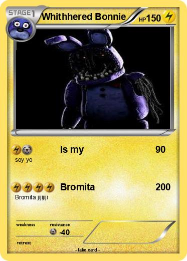 Pokemon Whithhered Bonnie
