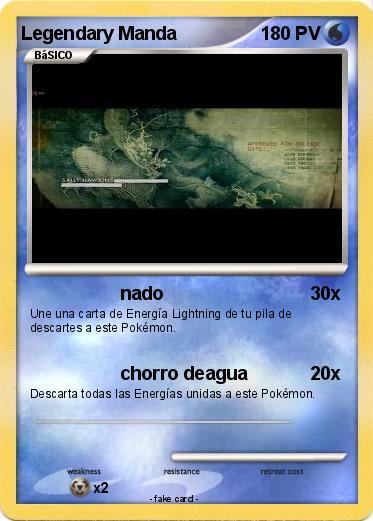 Pokemon Legendary Manda