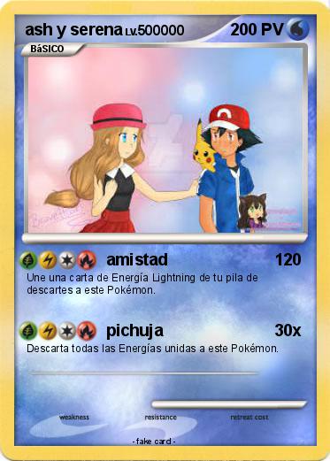 Pokemon ash y serena