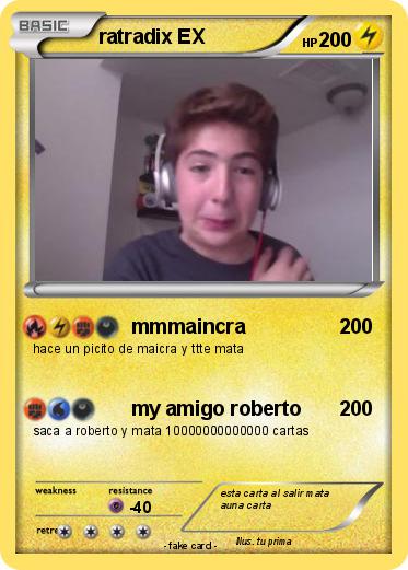 Pokemon ratradix EX