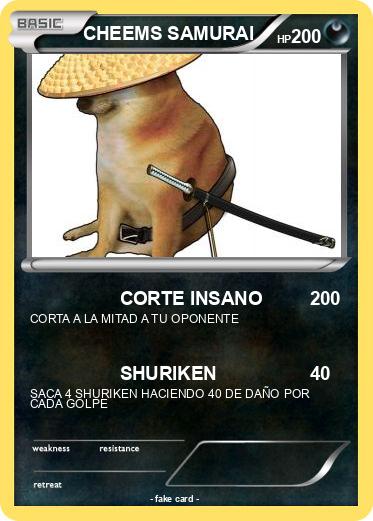 Pokemon CHEEMS SAMURAI
