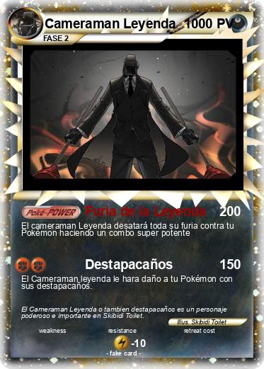 Pokemon Cameraman Leyenda
