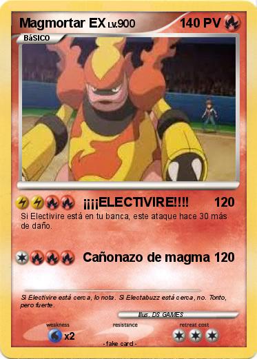 Pokemon Magmortar EX
