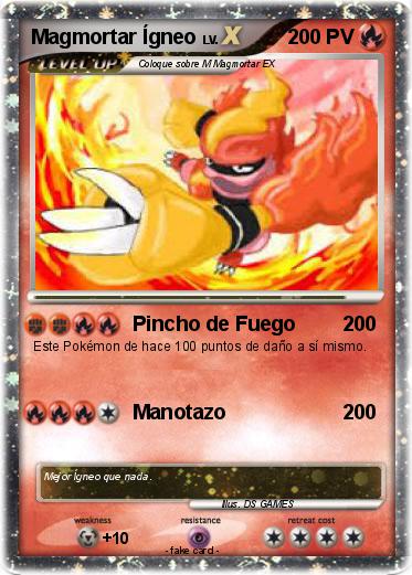 Pokemon Magmortar Ígneo