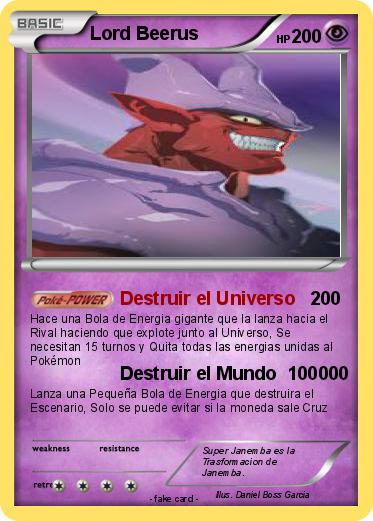 Pokemon Lord Beerus