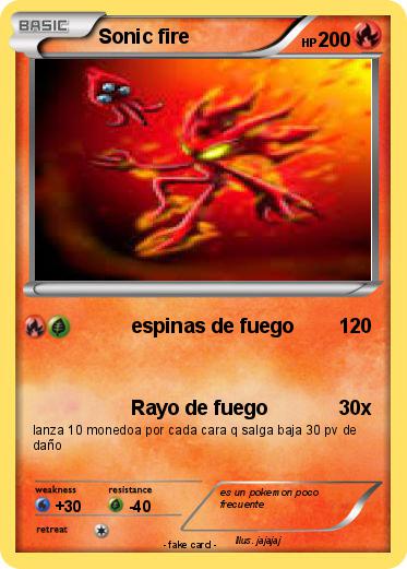 Pokemon Sonic fire