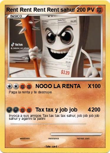 Pokemon Rent Rent Rent Rent sahur