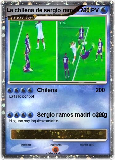 Pokemon La chilena de sergio ramos