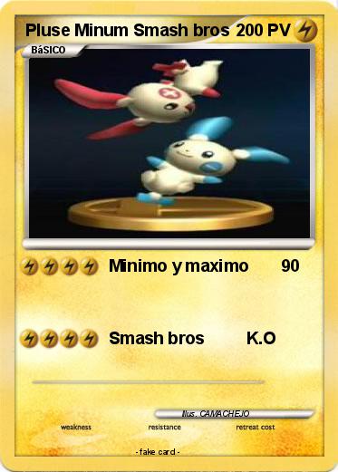 Pokemon Pluse Minum Smash bros