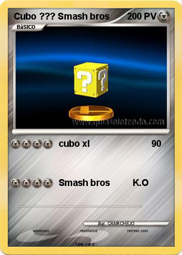Pokemon Cubo ??? Smash bros