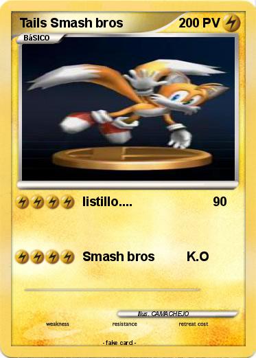 Pokemon Tails Smash bros