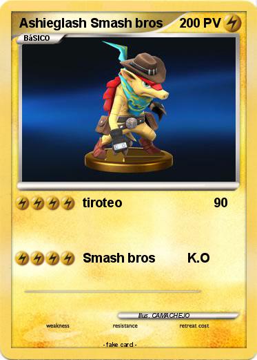 Pokemon Ashieglash Smash bros
