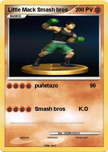 Pokemon Little Mack Smash bros