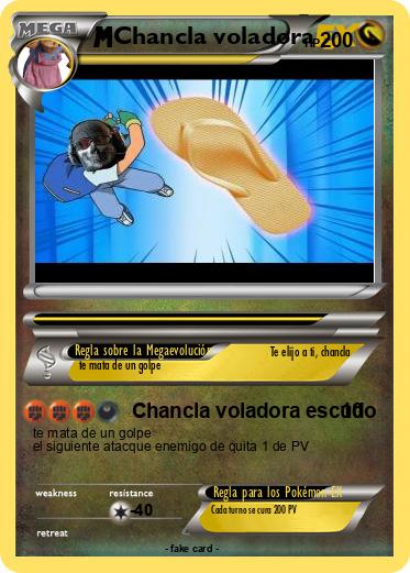Pokemon Chancla voladora
