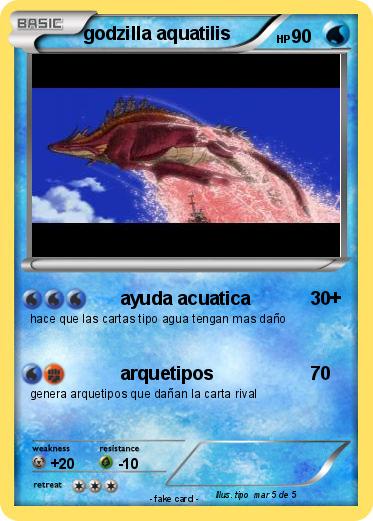 Pokemon godzilla aquatilis