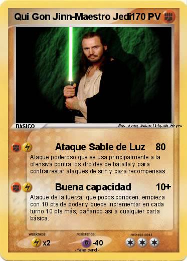 Pokemon Qui Gon Jinn-Maestro Jedi
