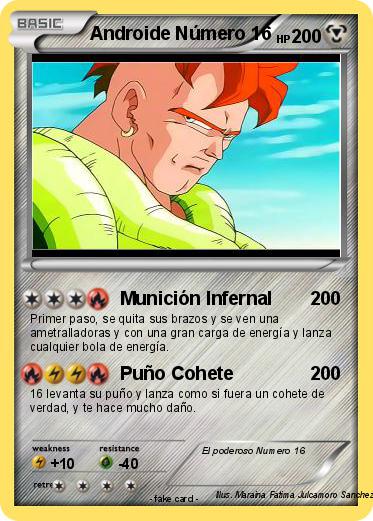 Pokemon Androide Número 16