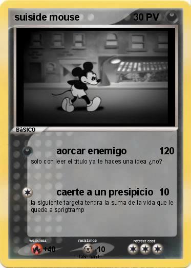 Pokemon suiside mouse