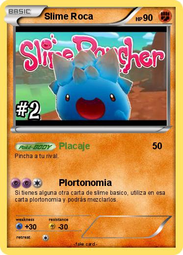 Pokemon Slime Roca