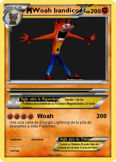 Pokemon Woah bandicoot
