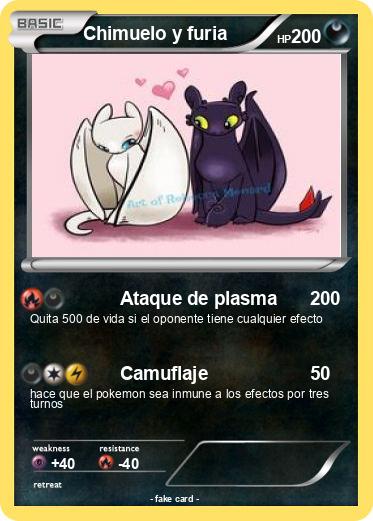 Pokemon Chimuelo y furia
